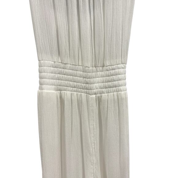 PRANA NWT Fernie Wide Leg Jumpsuit Swim Cover-Up, Size Medium, White - Picture 6 of 12